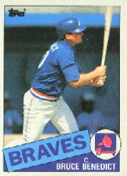 1985 Topps Baseball Cards      335     Bruce Benedict